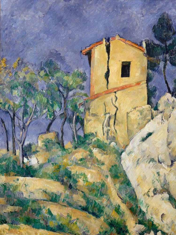 The House With The Cracked Walls, Paul Cézanne