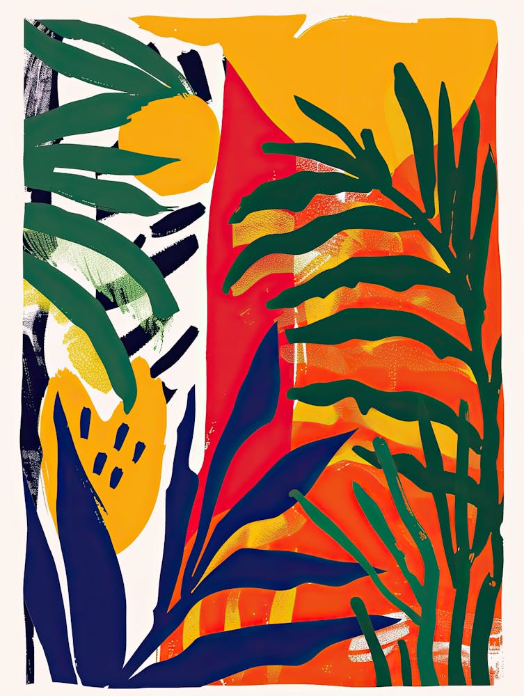 Dazzling Foliage Matisse Style
