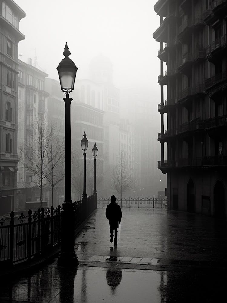 Bilbao, Spain, Black And White Analogue Photography 4