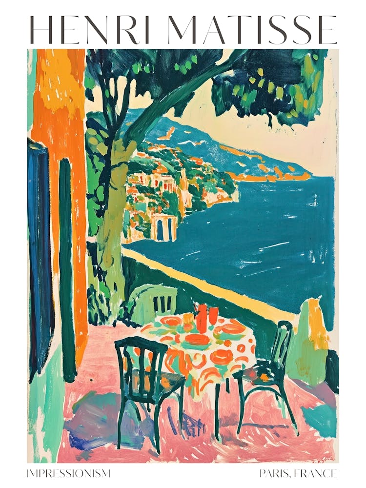 Henri Matisse Print Oranges Impressionism Dolce Vita Pasta Food Wine French Decor Vintage