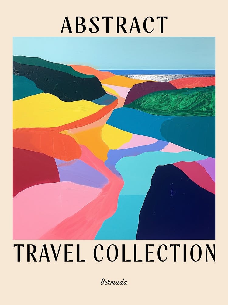 Poster de Collection de Voyage Abstrait Bermuda 2