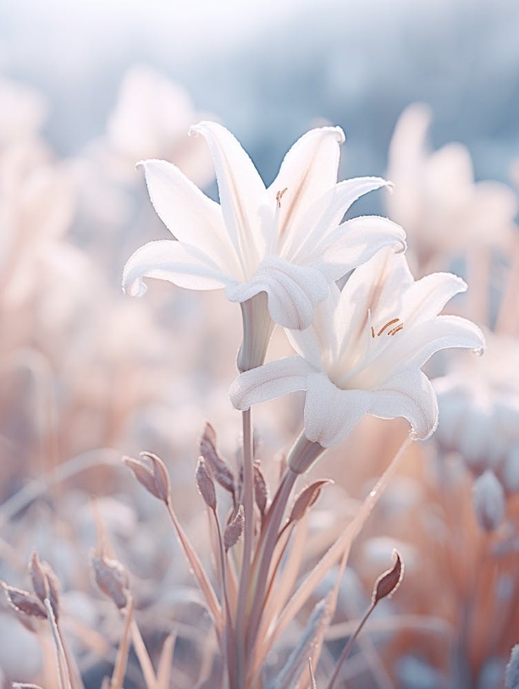 Frosty Botanical Lily 3