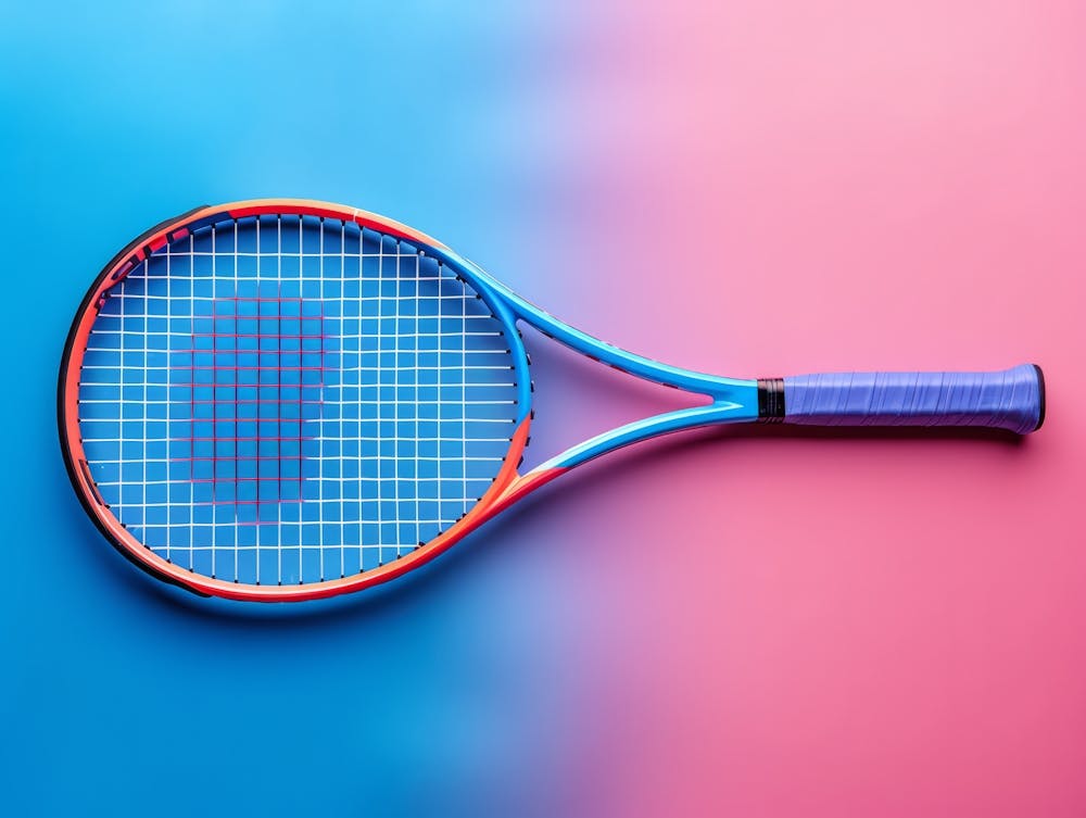 Blank Flyer Template For Tennis Colorful
