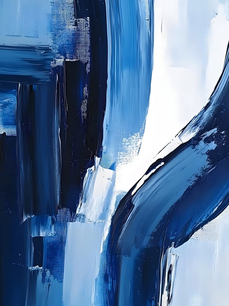 Abstract Blue Painting 3