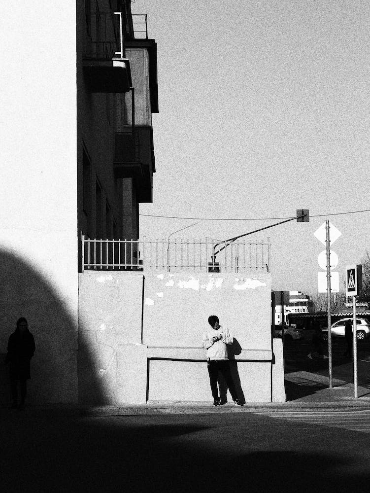 Shadows On The Sidewalk