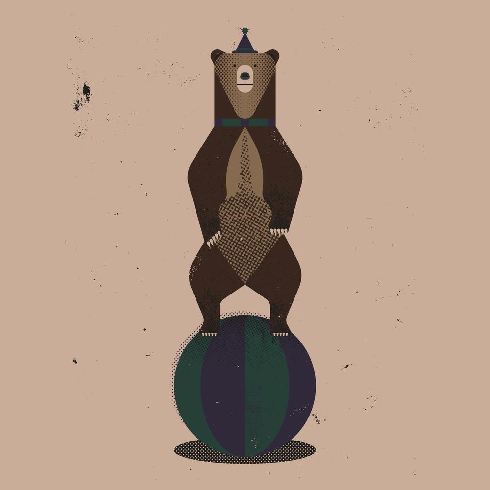 Circus Bear Square