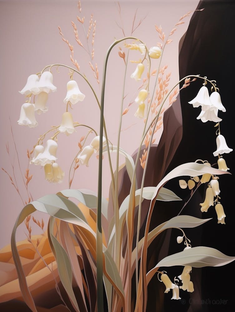 Lily Of The Valley 3 Flower Painting