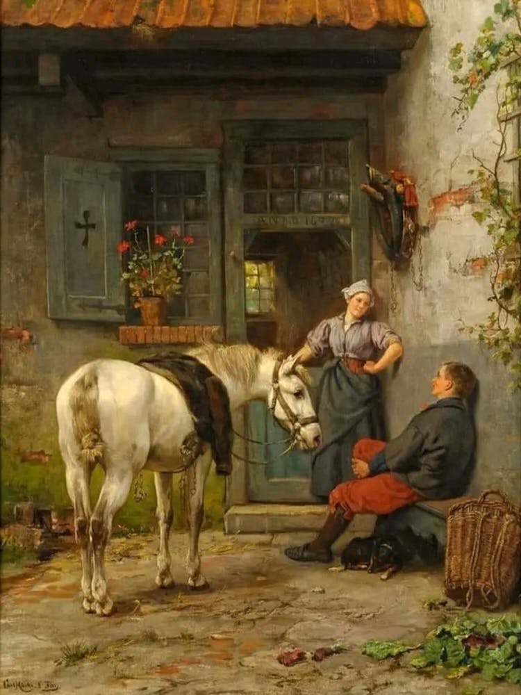 Woman And A Horse
