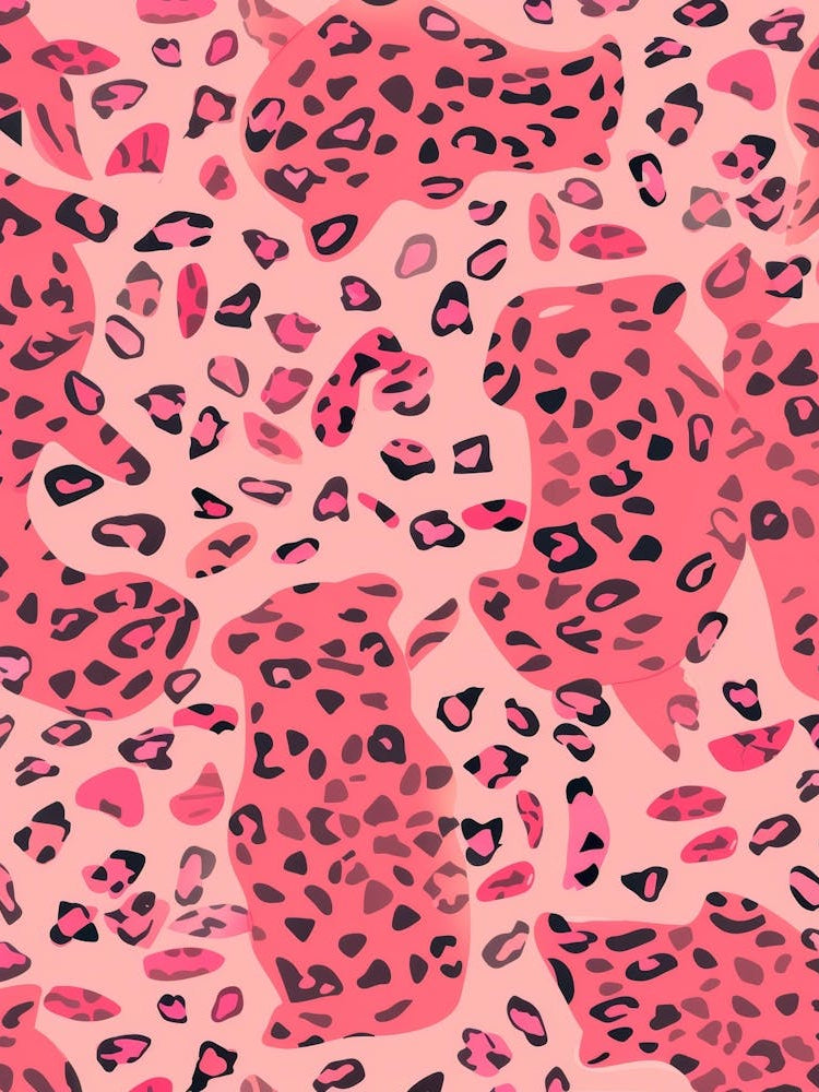 Pink Leopard Print