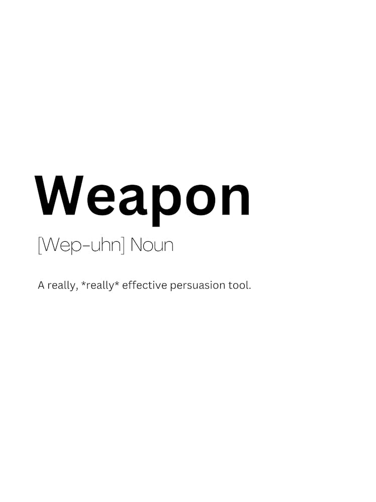 Weapon Definition Meaning