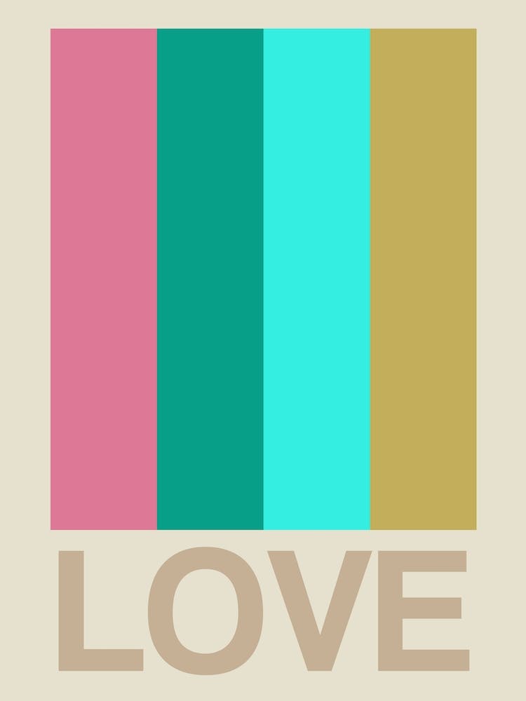 Retro Stripe Love Citurs 1