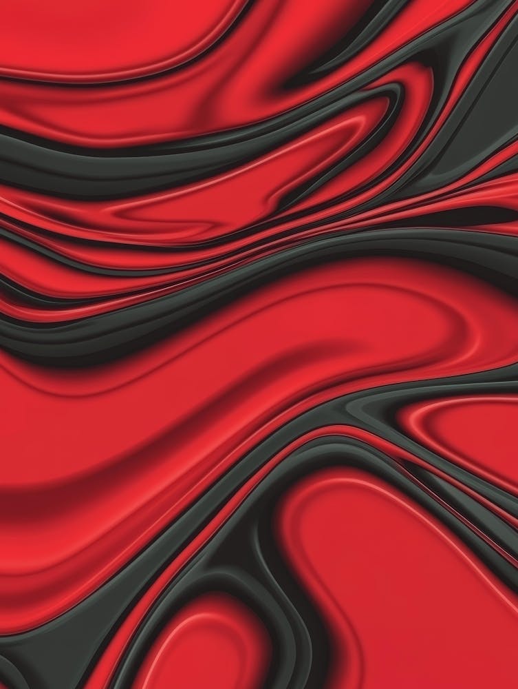 Abstract Red And Black Pattern