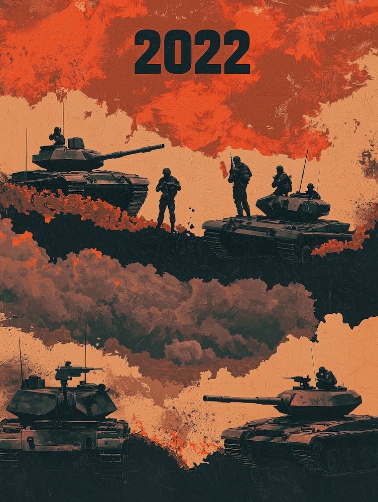 Aihrgdesign A Powerful Geopolitical Poster Marking The Start 13