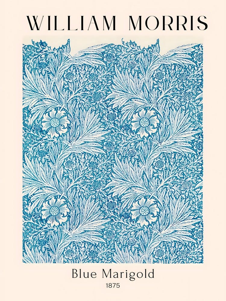 William Morris - Blue Margaret
