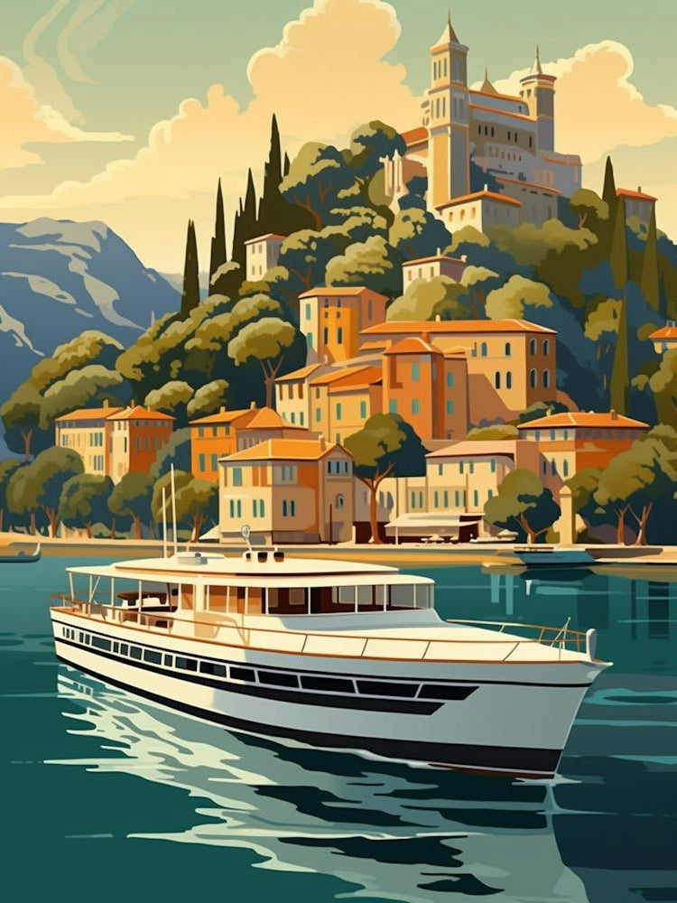 Bosphorus Cruise Prince Islands Pixel Art 2