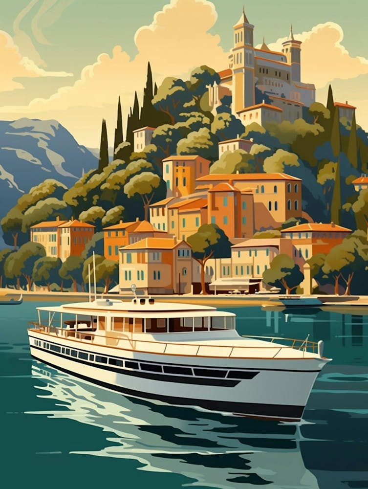 Bosphorus Cruise Prince Islands Pixel Art 2