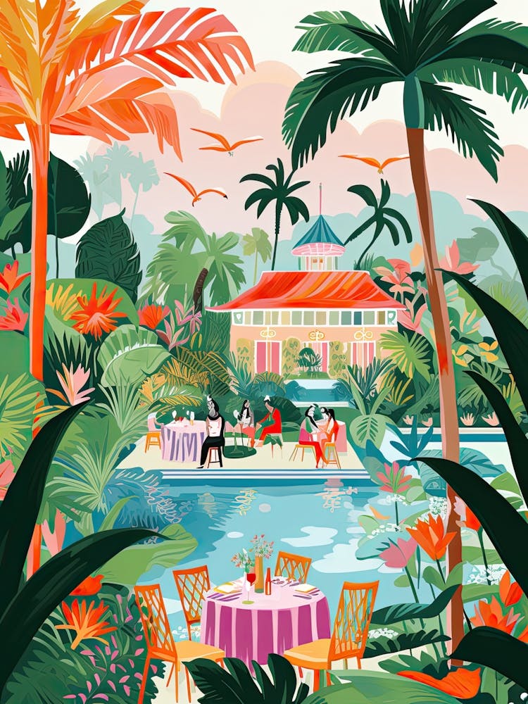 Radisson Beach, Bali, Indonésie, Style Matisse et Rousseau 1