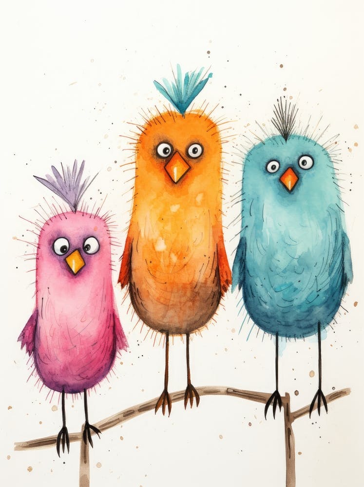Birds On A Branch