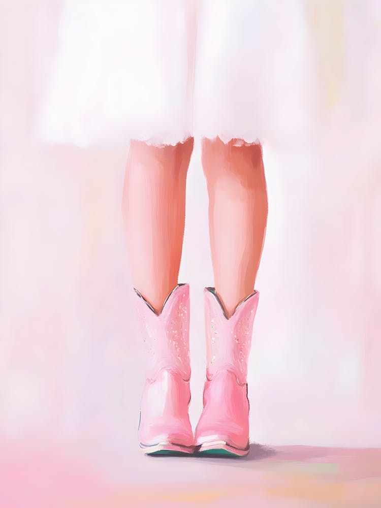 Pink Cowboy Boots 28