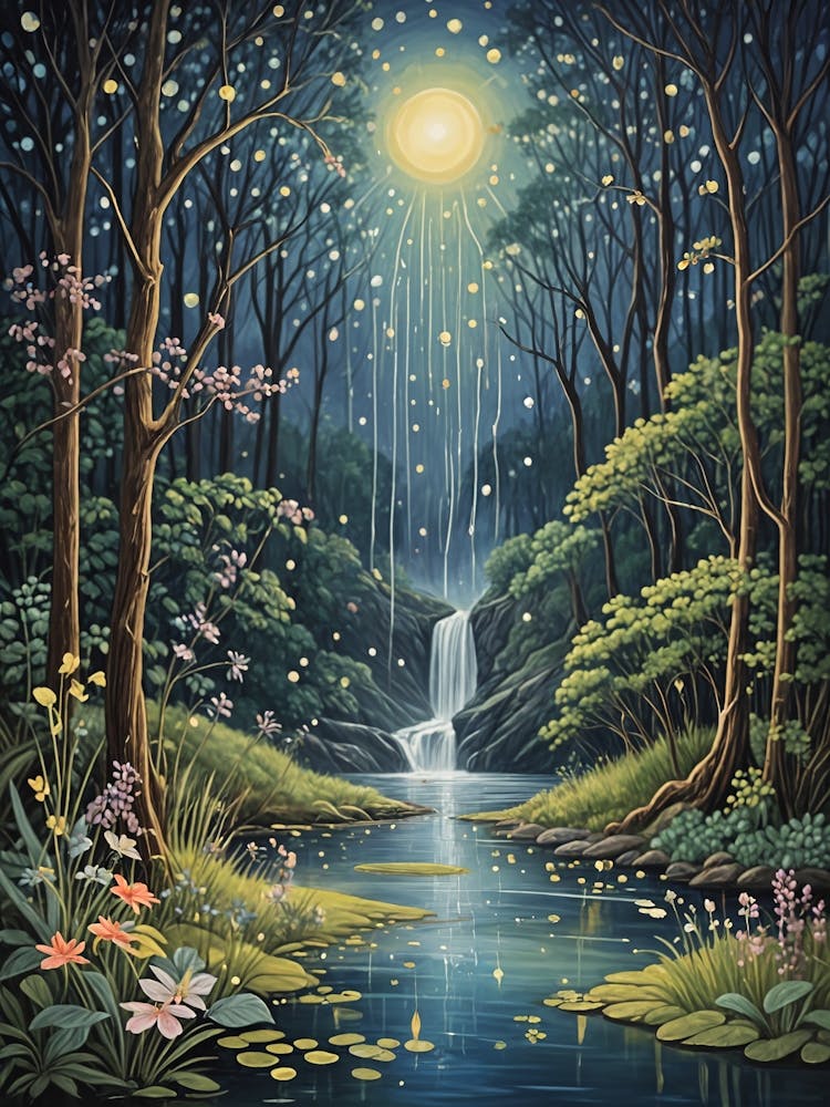 Midnight Magic In The Forest no1