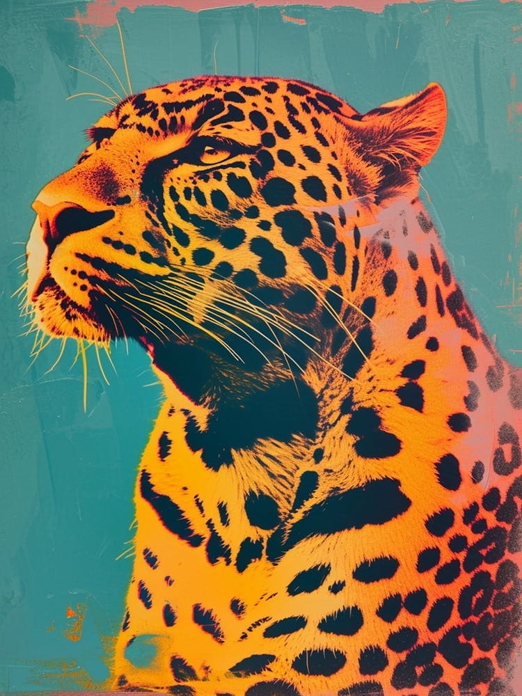 Polaroid Inspired Leopard 3