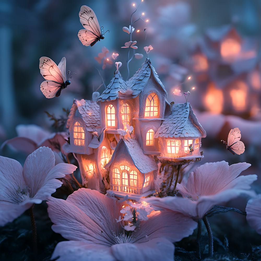 Enchanted Fairy Village in Flower 6