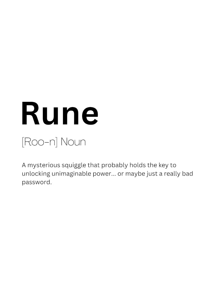 Rune Definition Meaning