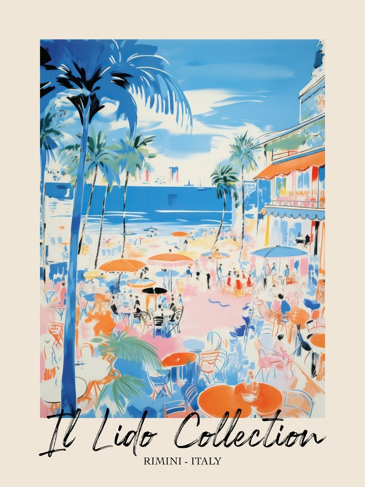 Rimini   Italy Il Lido Collection Beach Club Poster 3