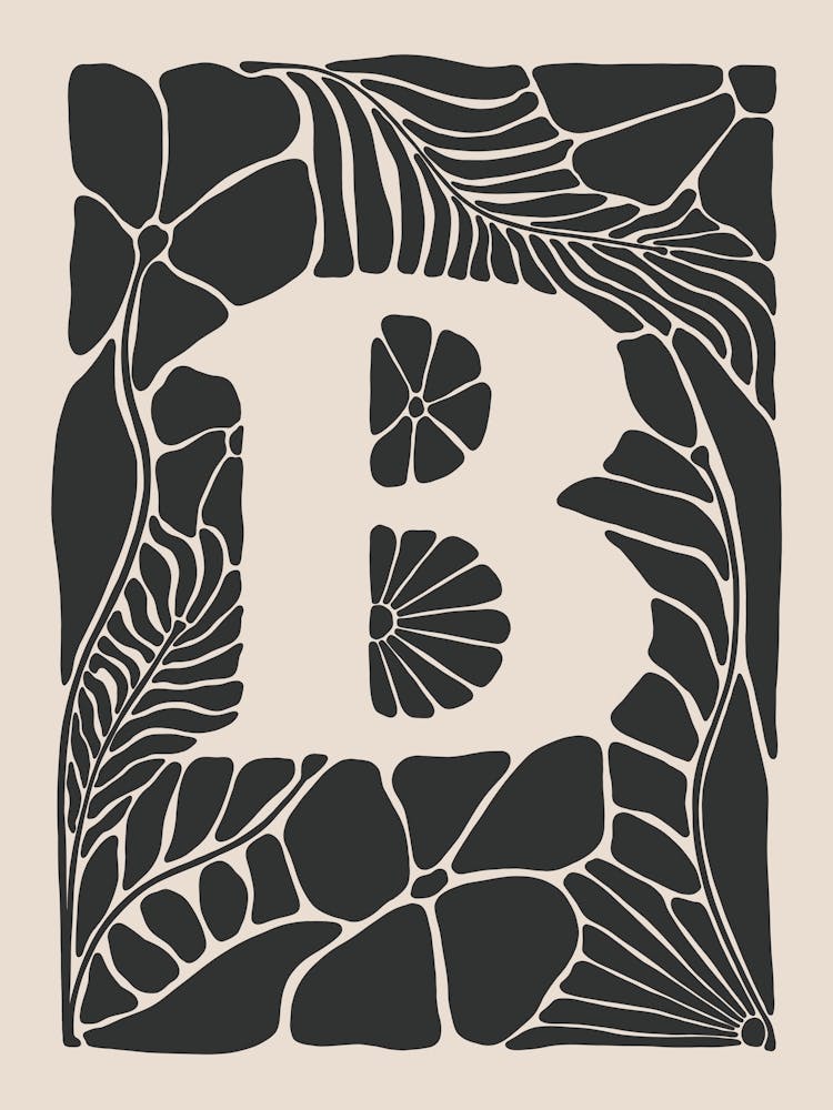 Botanical Letter B No 0742