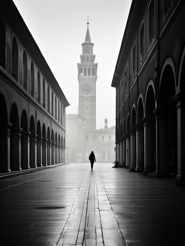 Modena, Italy,  Black And White Analogue Photography  3