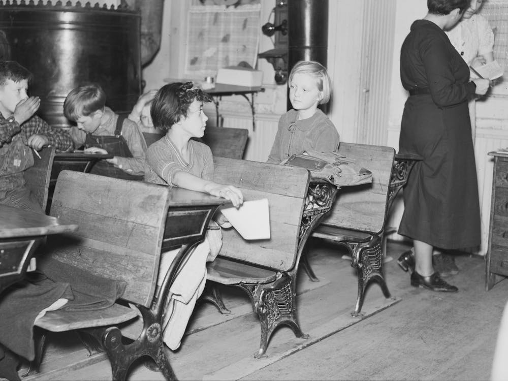 Rural School, This School Had Five Cases Of Scabies Out Of The Fifteen Attending Williams County, North Dakota By