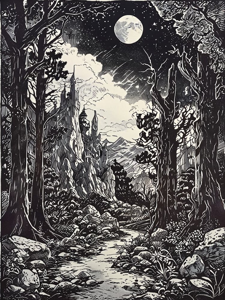Forest And The Moon