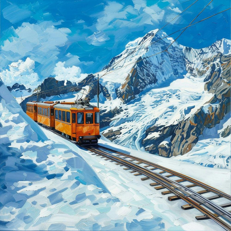 Swiss Mountain Train
