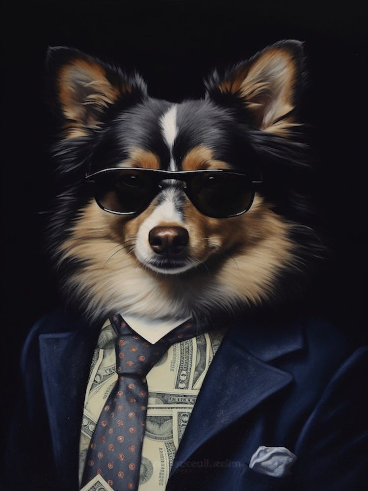 Gangster Dog Shetland Sheepdog 5