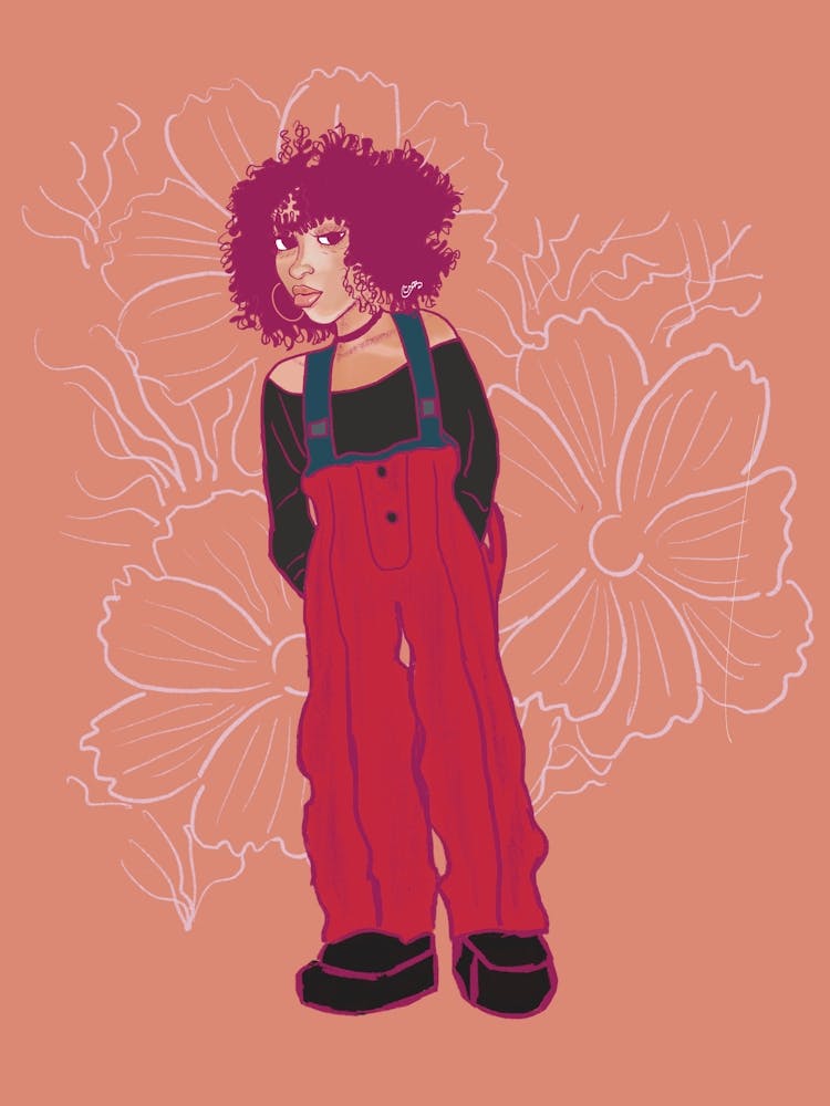 Girl In Overalls