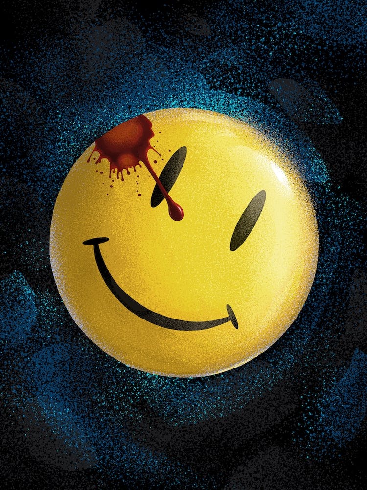 Watchmen Comedian Badge