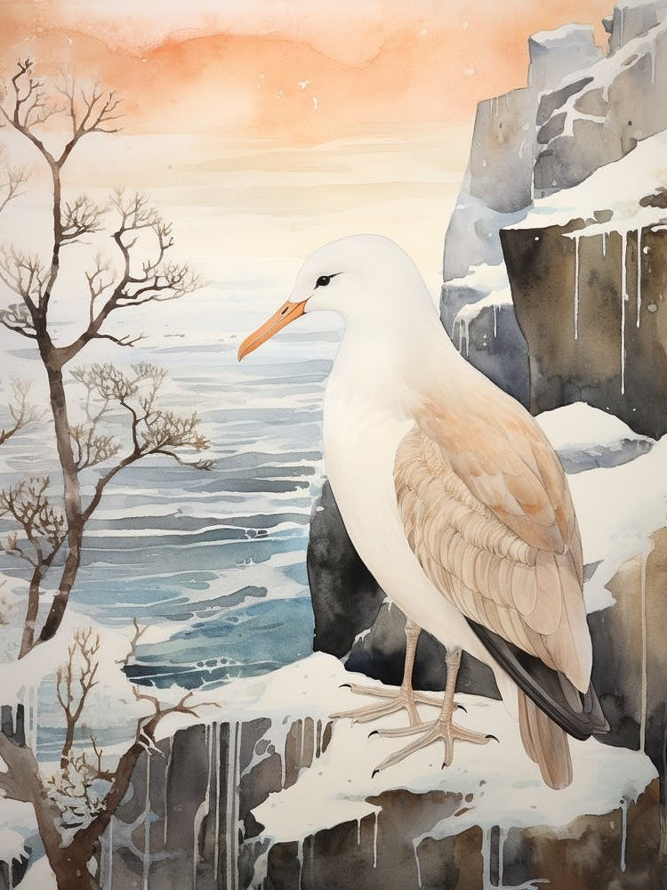Winter Bird Painting Albatross 3