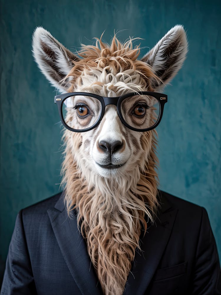 Llama In Glasses 4