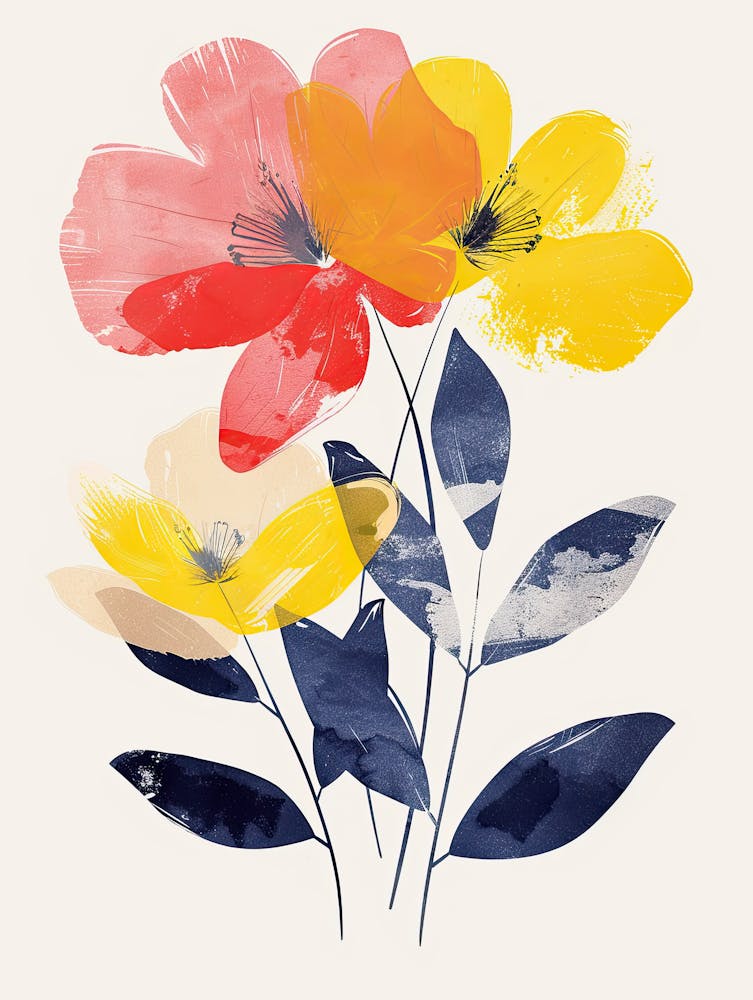 Cosmic Dance In Retro Abstractions