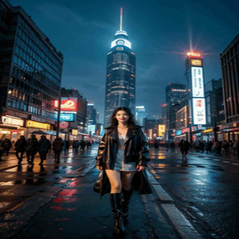 20a20image20a20cyberpunk20at20filled20towering,20skyscrapers20with20lights20holographic Advertise