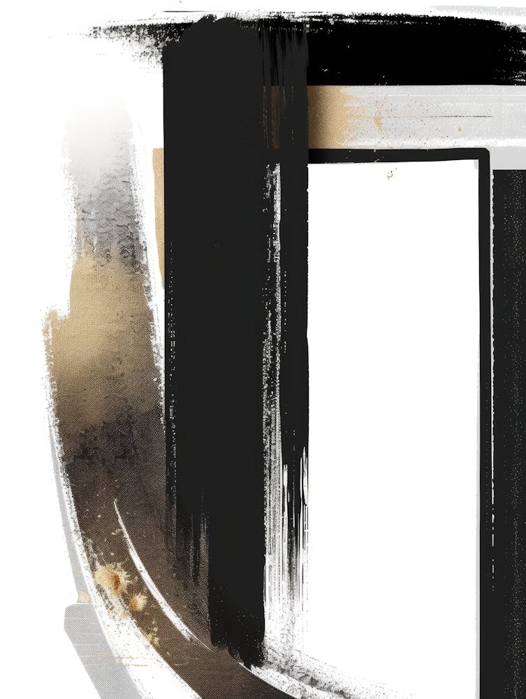 Black And Gold Canvas Print 56