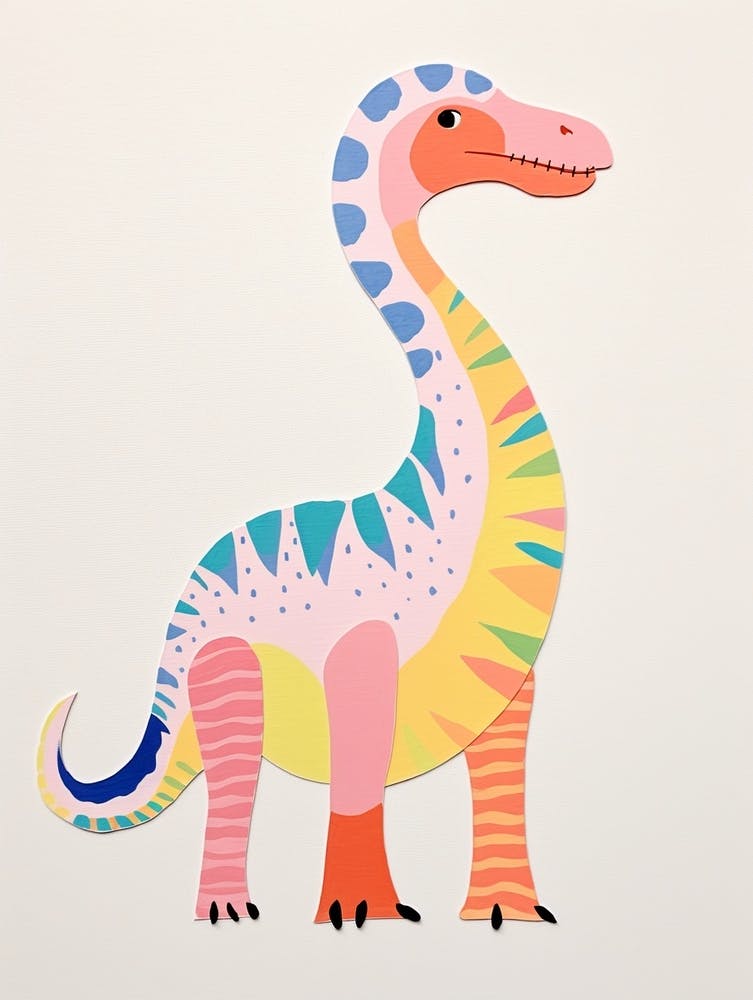Nursery Dinosaur Art Camarasaurus 1