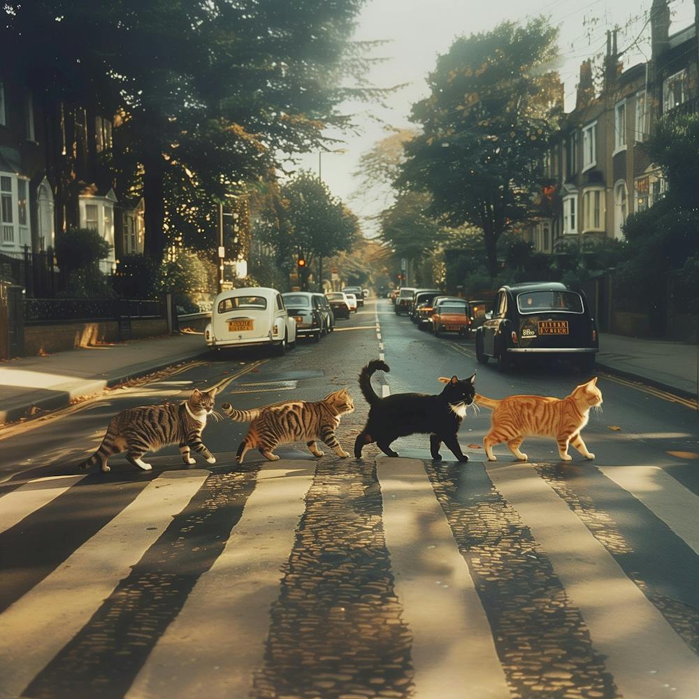 Abbey Road Cats