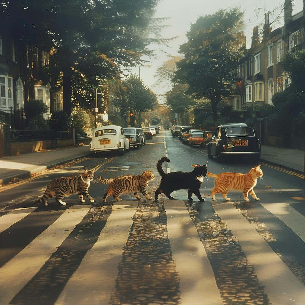 Abbey Road Cats