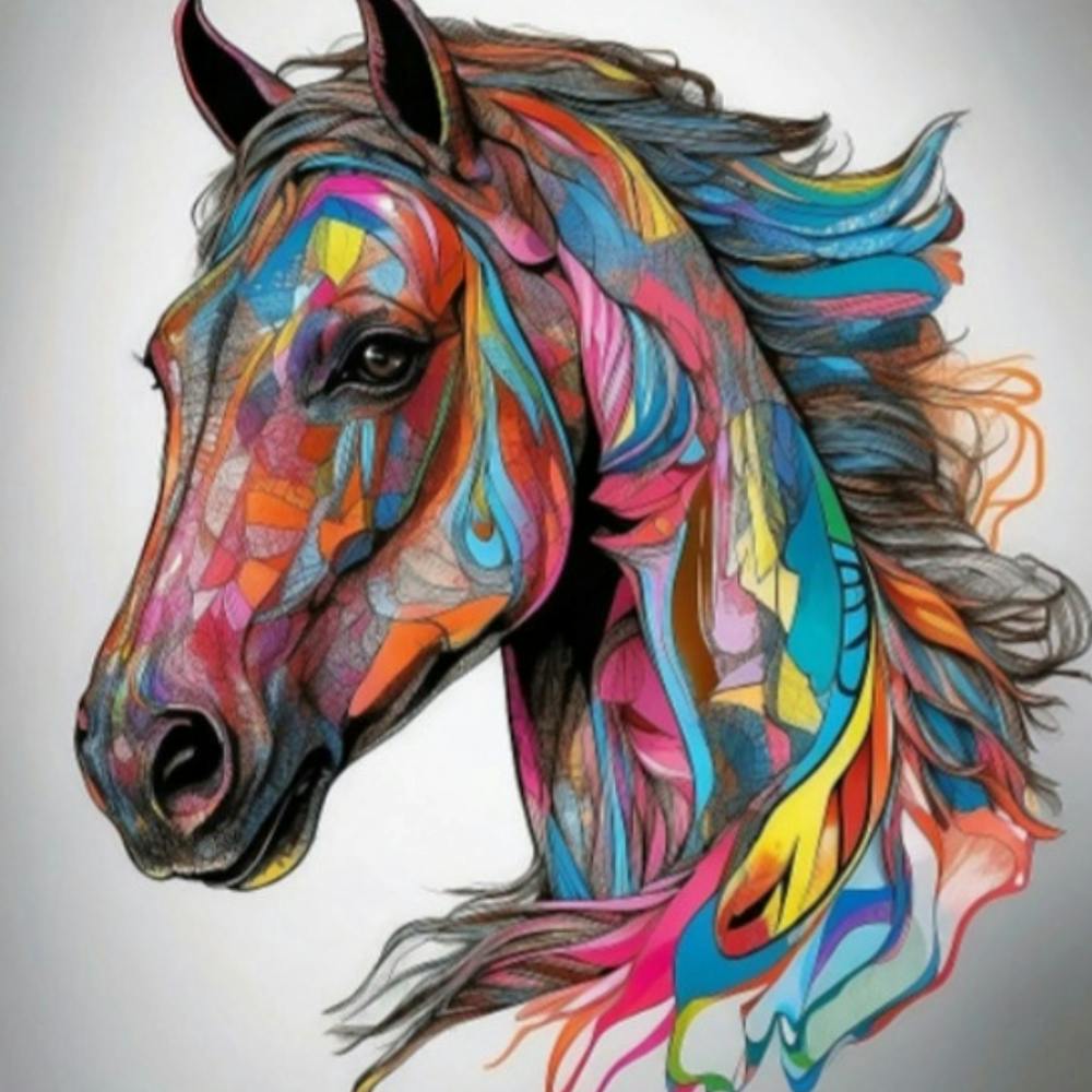Cheval Coloré