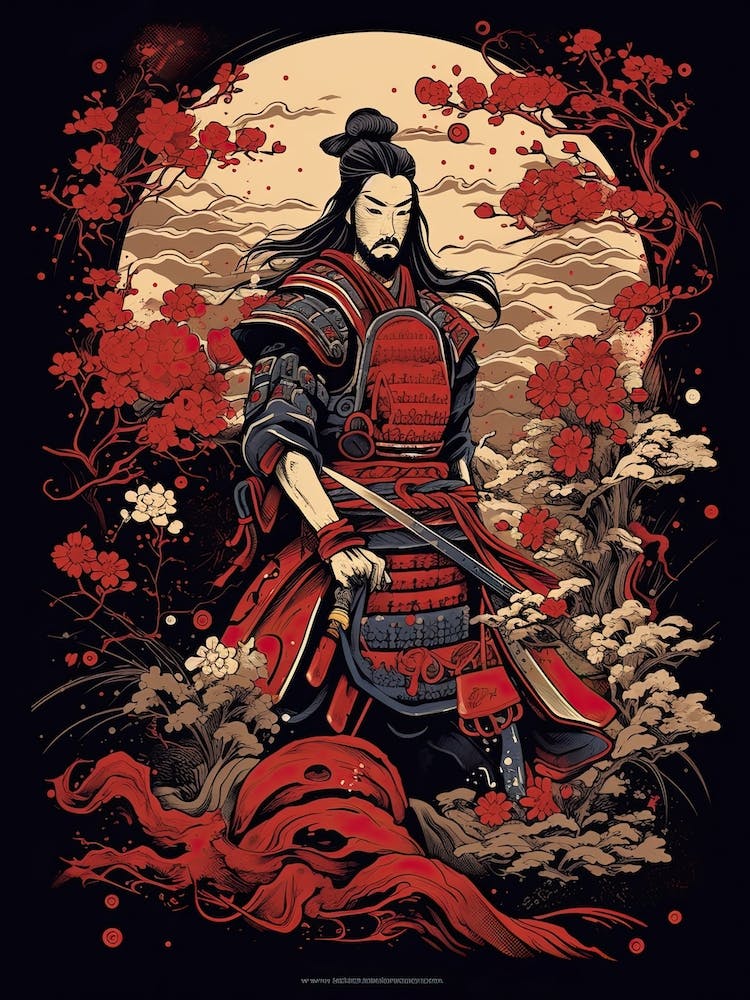 Samurai Edo Kiriko Illustration 9