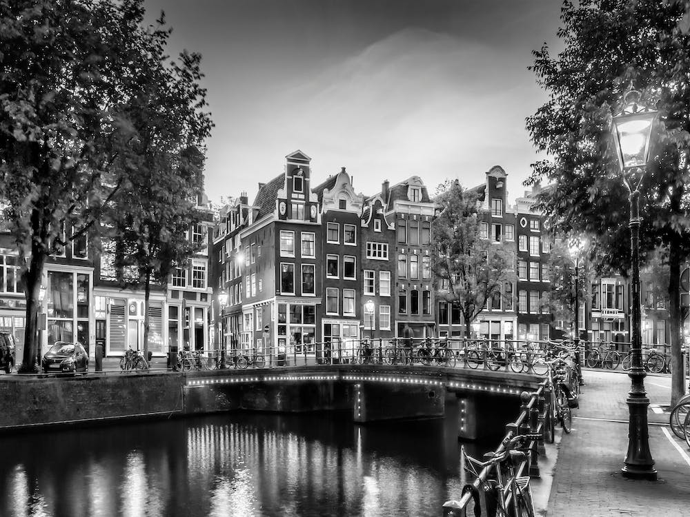 Amsterdam Idyllic Impression From Singel