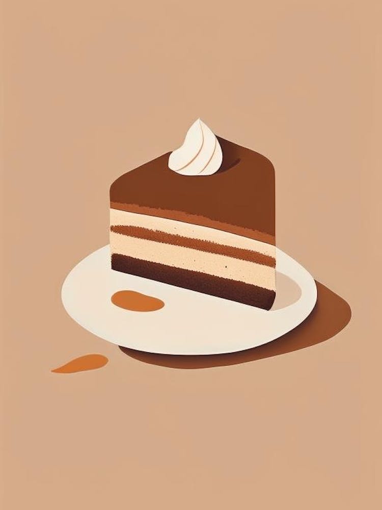 Cinnamon Cake Dessert Simplicity Flower