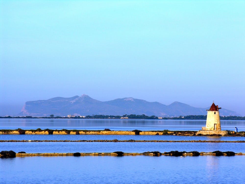 Trapani Salt Pan Sicily