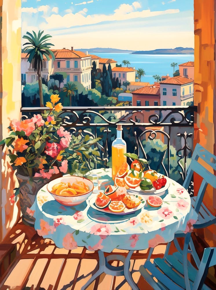Breakfast On The Balcony